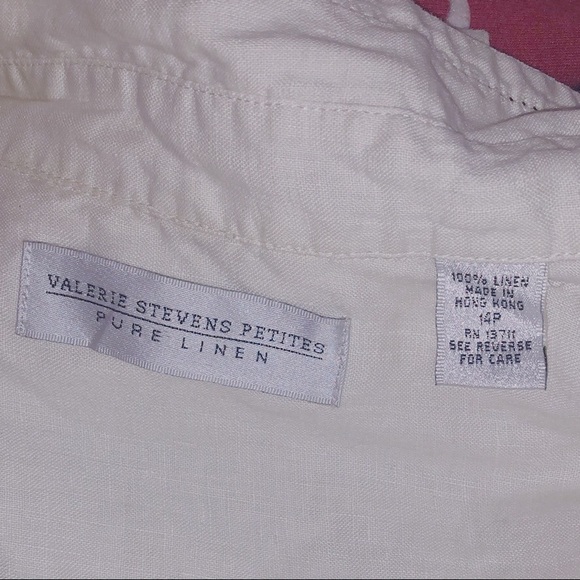 Vintage Linen top - Picture 3 of 3